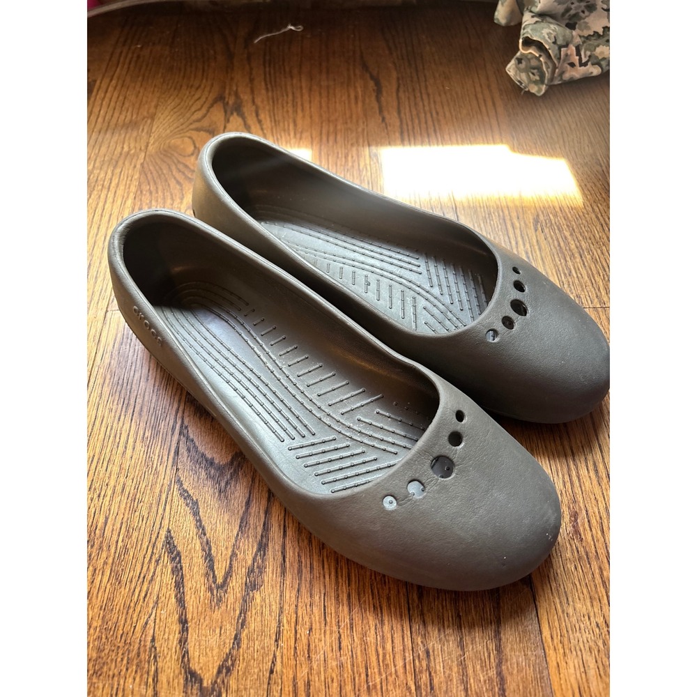 Crocs Alice Ballet Flats Women 8 Comfort Lightweight Minimalist Everyday Shoes